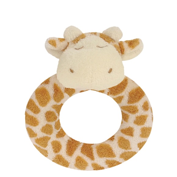 Angel Dear Ring Rattle, Tan Giraffe NWT - Picture 1 of 4